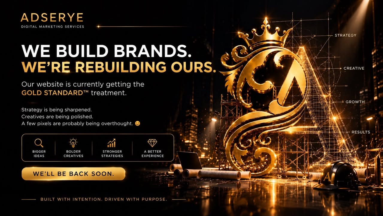 AdSerye Digital Marketing Services website is being rebuilt and will be back soon.